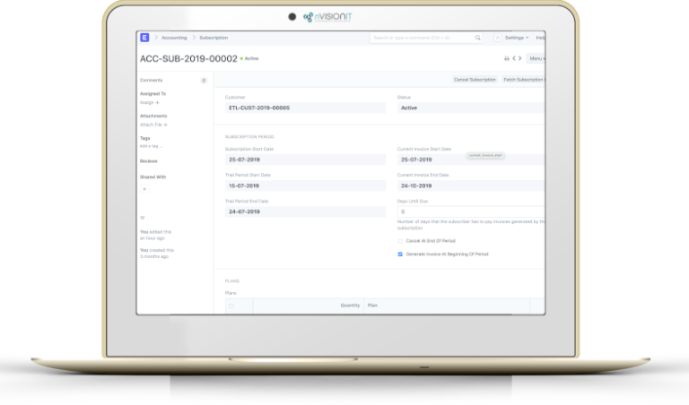 Scheduled and recurrent invoices