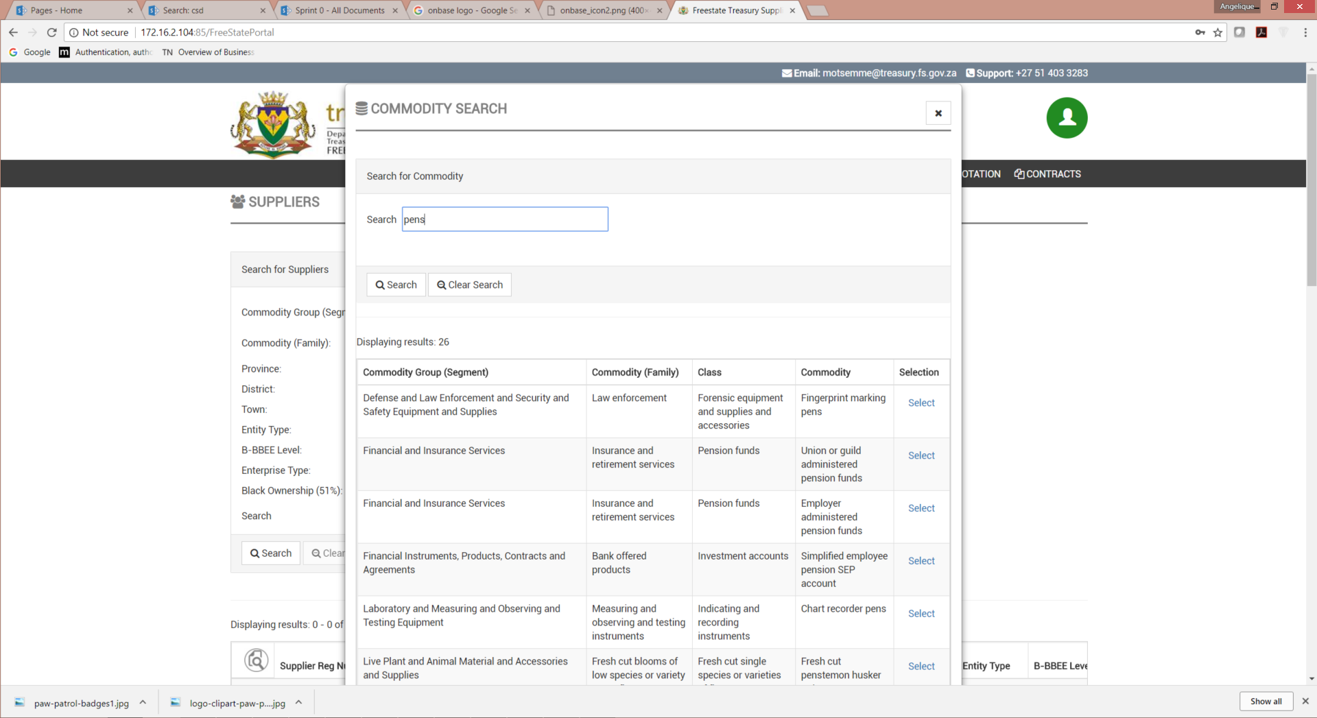 Contract Status Dashboard 